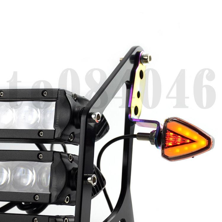 不鏽鋼 多功能 延伸支架 延伸鎖孔 洞洞鐵 螺絲座 後照鏡支架 霧燈 Z型支架 機車 擋車 電動車 行車記錄器 方向燈-細節圖5