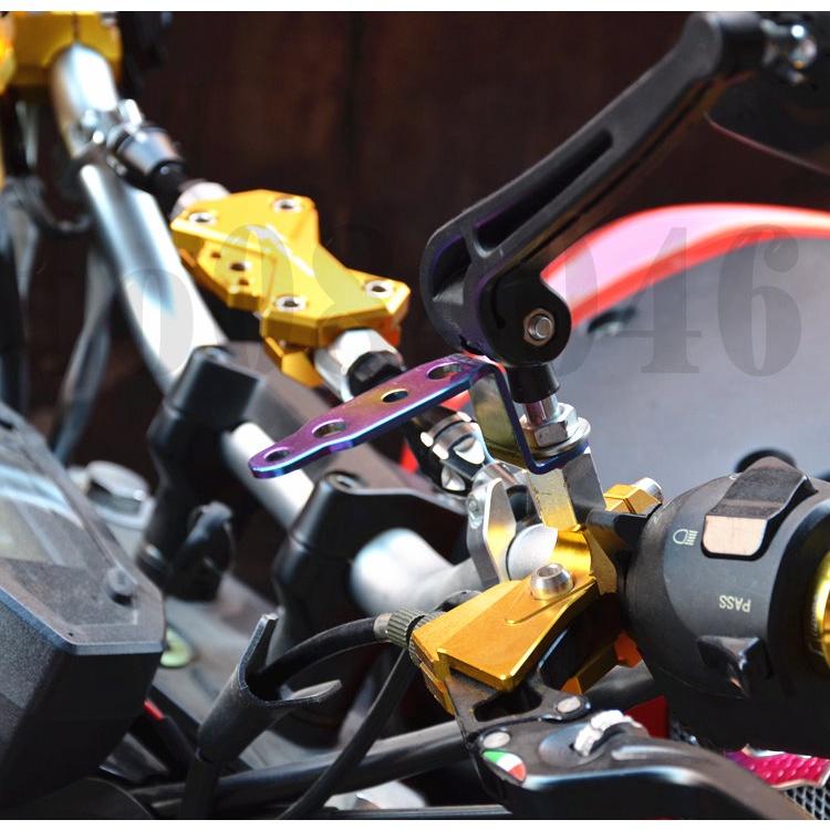 不鏽鋼 多功能 延伸支架 延伸鎖孔 洞洞鐵 螺絲座 後照鏡支架 霧燈 Z型支架 機車 擋車 電動車 行車記錄器 方向燈-細節圖9