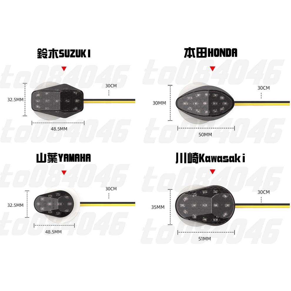 兩入 服貼式 坎入式 LED 方向燈 側向燈 R3 R15 CBR 小阿魯 suzuki MSX 川崎 山葉 MT15-細節圖3