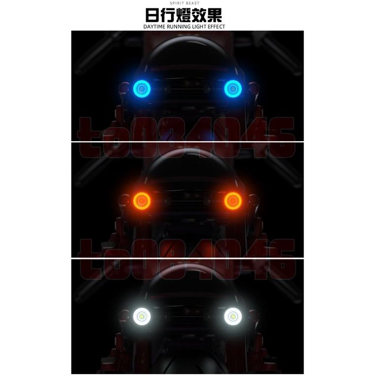 靈獸 迷你 渦輪 復古方向燈 檔車 小尺寸 LED方向燈 機車 重機 高亮度 KRN M3 DRG force 雷霆S-細節圖3
