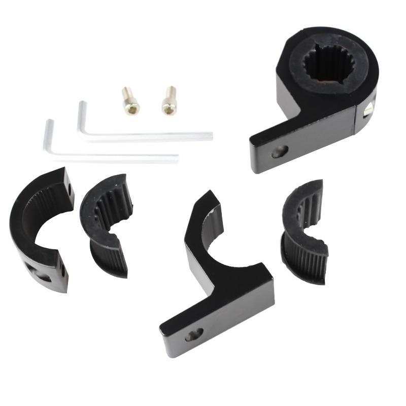 兩入 霧燈支架 擴展支架 擋泥板 固定支架 保險桿 防摔桿 夾燈 擴展 擴充 固定 前叉支架 前避震 機車 檔車 電動車-細節圖7