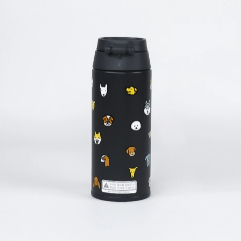 現貨🇰🇷韓國膳魔師🇰🇷韓國境內版 500ml 狗狗插畫 提把保溫杯 不銹鋼保溫杯 辦公室 聯名-規格圖11