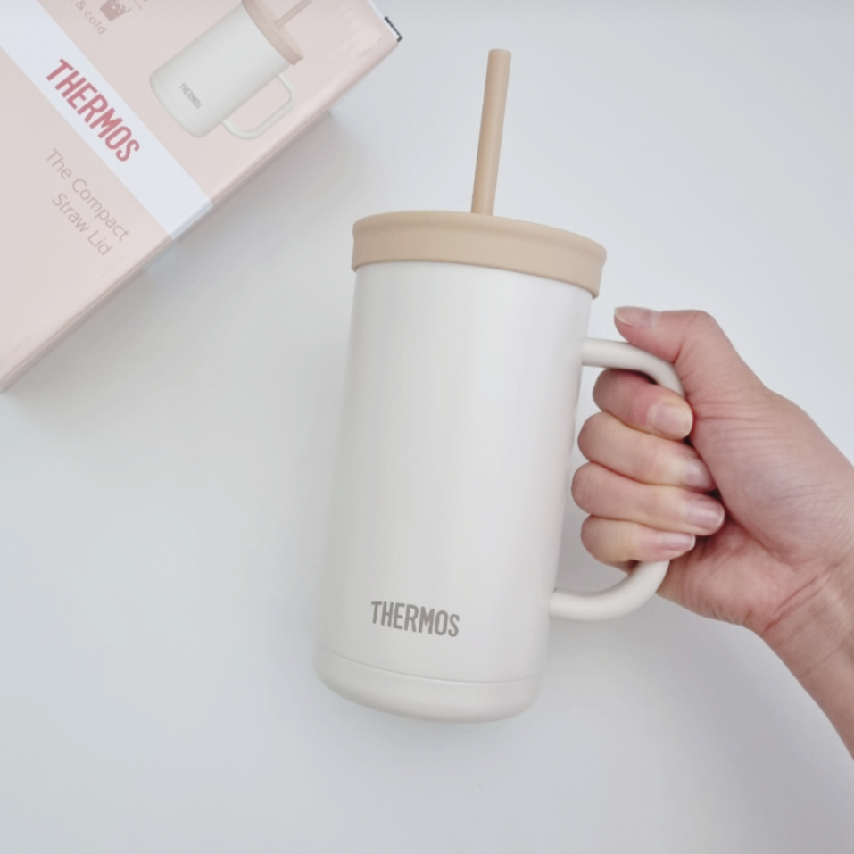 現貨🇰🇷韓國膳魔師🇰🇷韓國境內版 720/600ml 馬卡龍吸管保溫馬克杯 不銹鋼保溫杯 辦公室 露營 P83-細節圖4