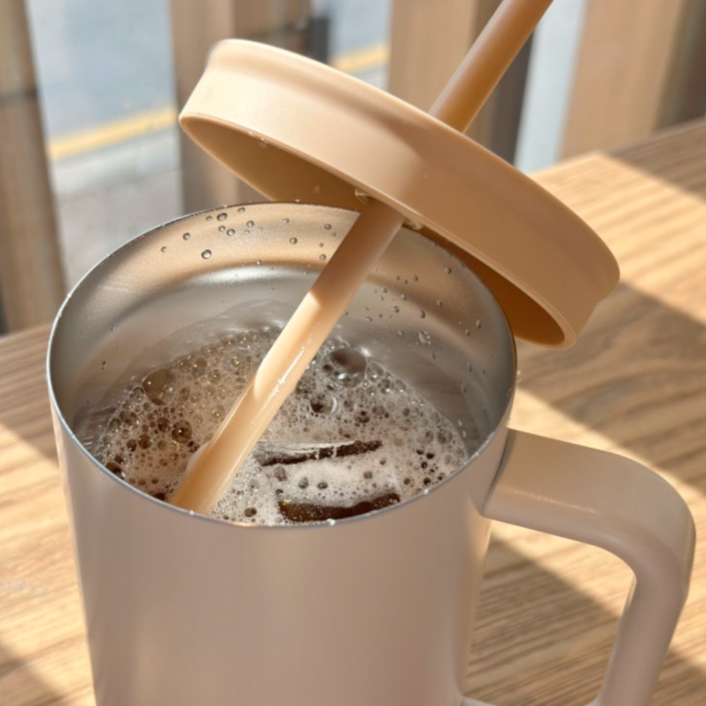 現貨🇰🇷韓國膳魔師🇰🇷韓國境內版 720/600ml 馬卡龍吸管保溫馬克杯 不銹鋼保溫杯 辦公室 露營 P83-細節圖5