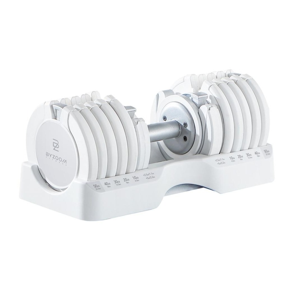 Byzoom Fitness 25kg (55磅) 調式啞鈴x2 +包含啞鈴架 ［組合］　-細節圖3