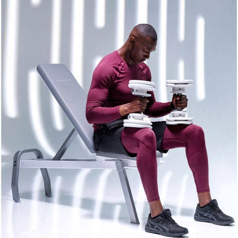 Byzoom Fitness 55磅 (25kg) 可調式啞鈴 白-細節圖6