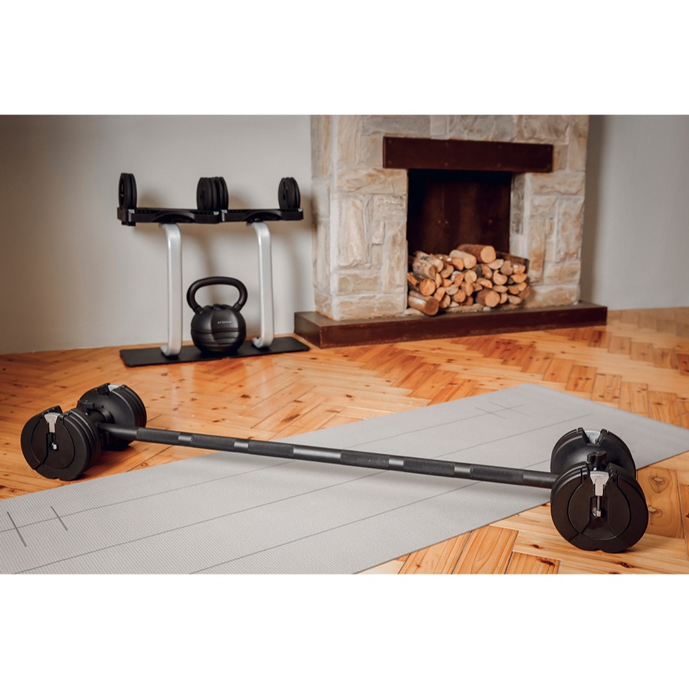 Byzoom Fitness 12.5磅(6kg) 可調式啞鈴 白 (組合套組) 預購-細節圖3