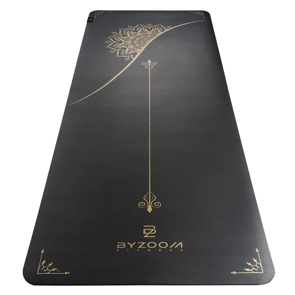 Byzoon Fitness 瑜珈墊 5mm 黑色 PU天然橡膠-細節圖3