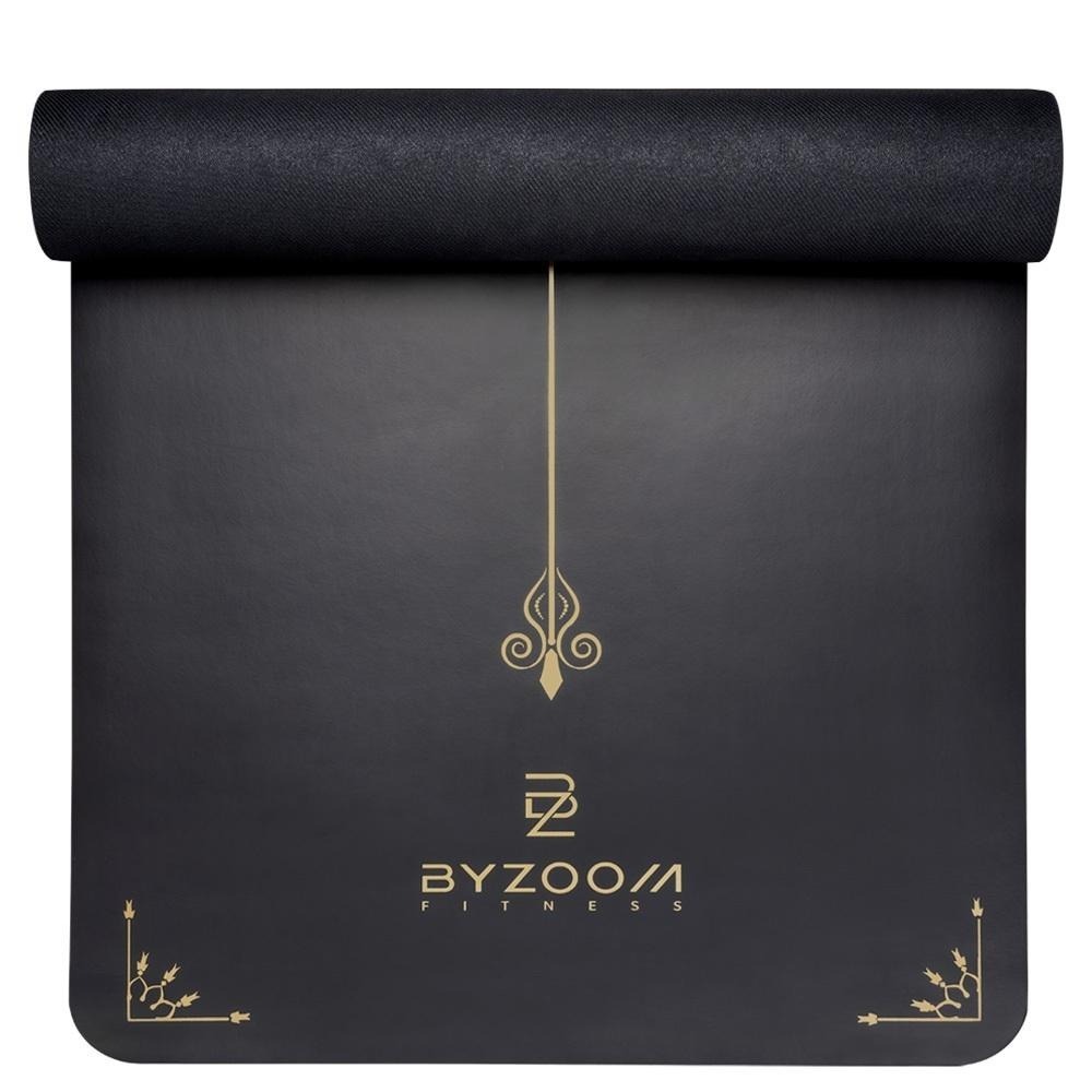 Byzoon Fitness 瑜珈墊 5mm 黑色 PU天然橡膠-細節圖2