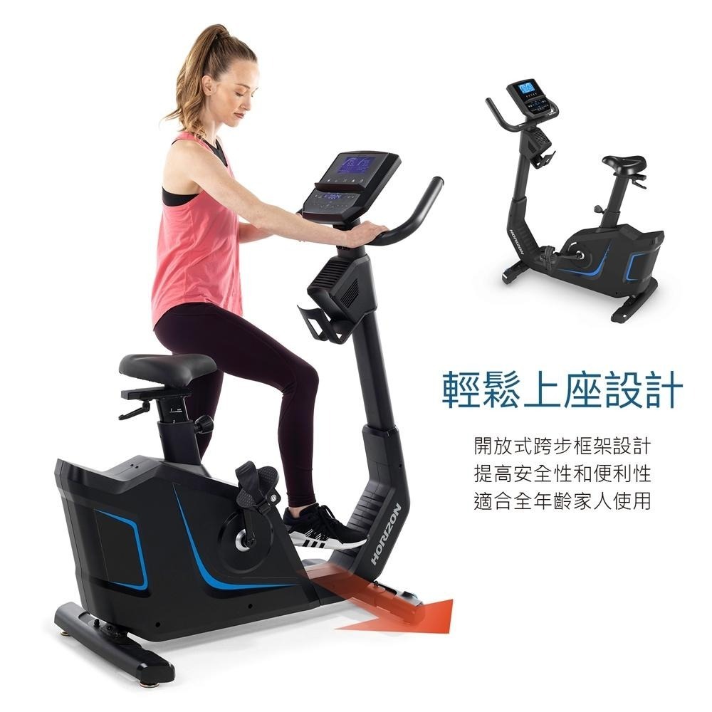 喬山 HORIZON 5.0U-21 直立式健身車 飛輪-細節圖2