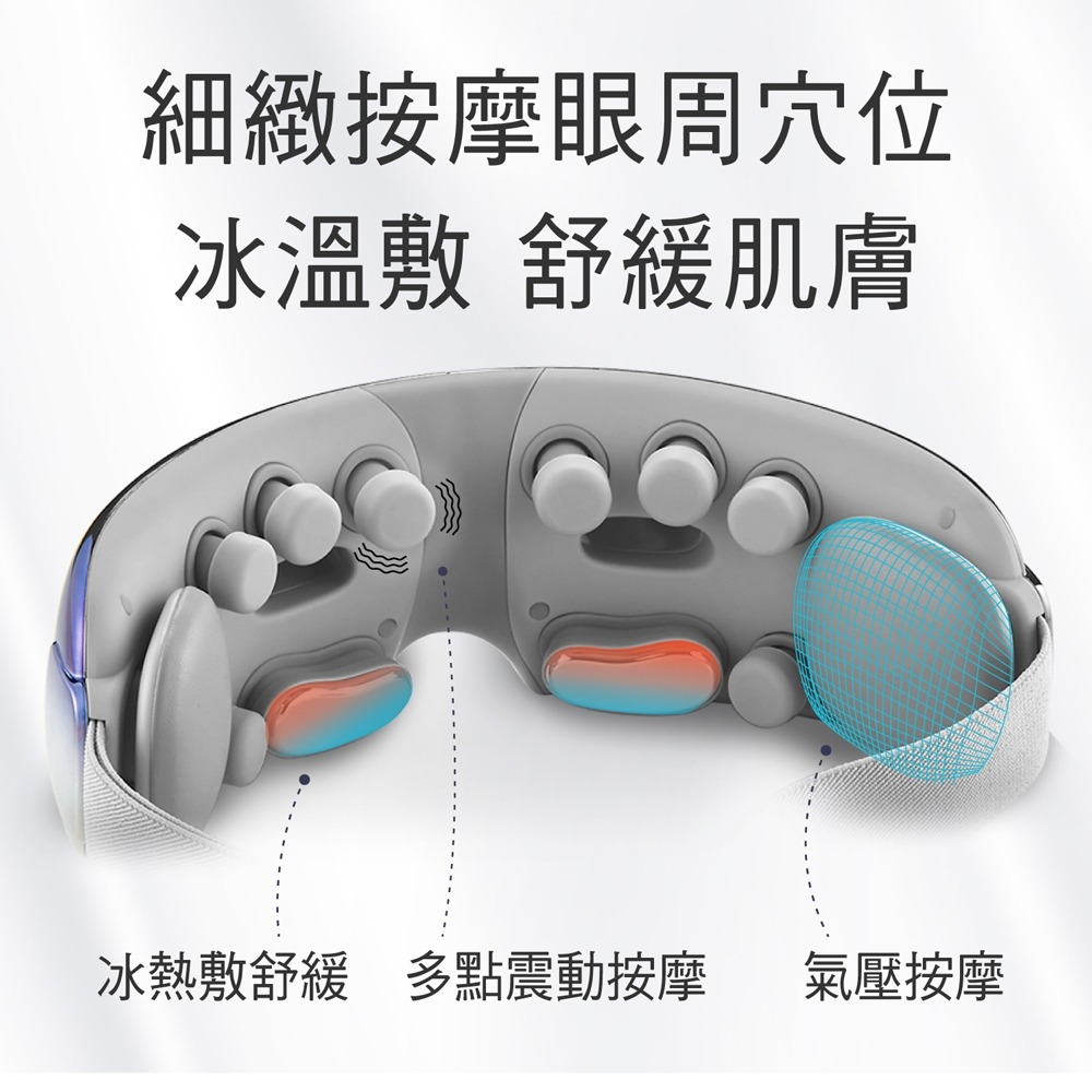 喬山 冰溫多感舒眼摩 C28 眼部按摩-細節圖6