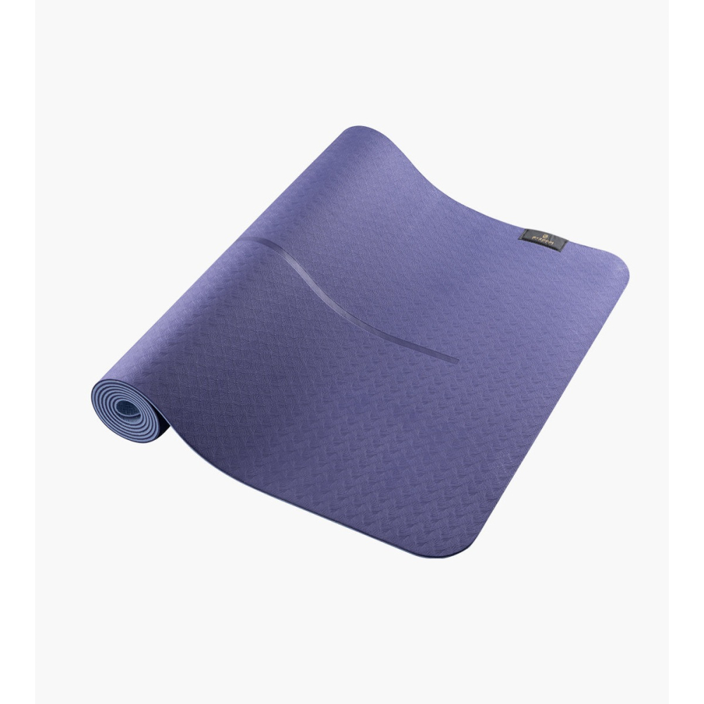 Byzoom Fitness TPE 止滑輕巧瑜珈墊 4mm (粉 灰 紫)-細節圖5