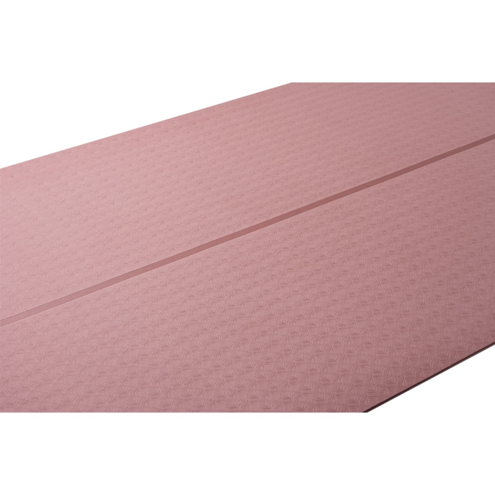 Byzoom Fitness TPE 止滑輕巧瑜珈墊 4mm (粉 灰 紫)-細節圖10