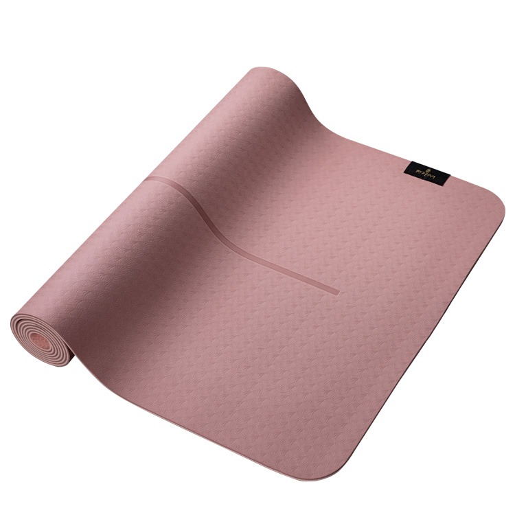 Byzoom Fitness TPE 止滑輕巧瑜珈墊 4mm (粉 灰 紫)-規格圖5
