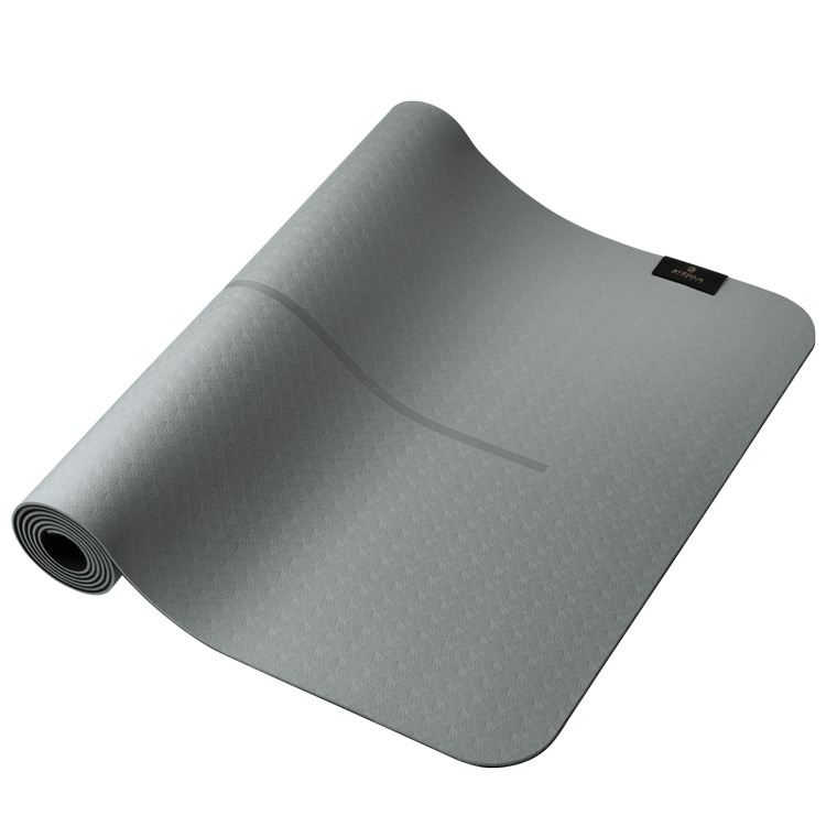 Byzoom Fitness TPE 止滑輕巧瑜珈墊 4mm (粉 灰 紫)-規格圖5