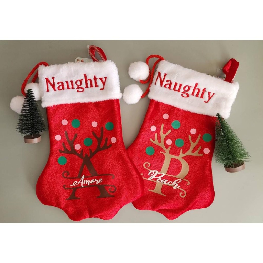 {關門放狗} 美國 Pet Factory Plush Holiday Dog Stocking 寵物專屬聖誕禮物襪-細節圖3