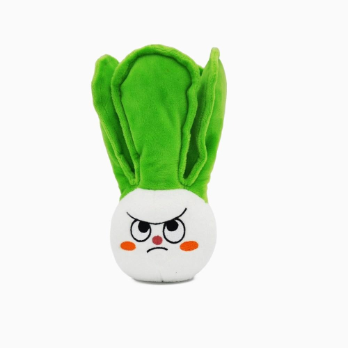 {關門放狗} 加拿大 HugSmart Feisty Veggie-Bok Choy 臭臉蔬菜-青江菜 寵物藏寶益智玩具