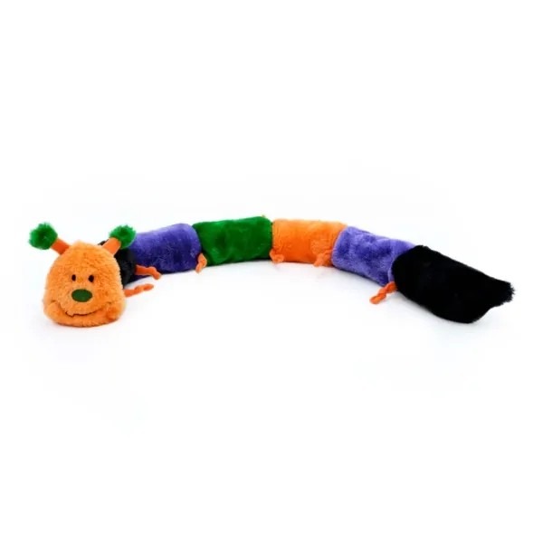 美國 ZippyPaws Halloween Caterpillar 萬聖節限定 大毛毛蟲啾啾玩偶-細節圖2