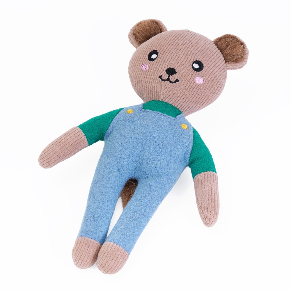 ZippyPaws ecoZippy Felt Friends–Benjamin the Bear 森林好朋友-熊寶貝-細節圖4