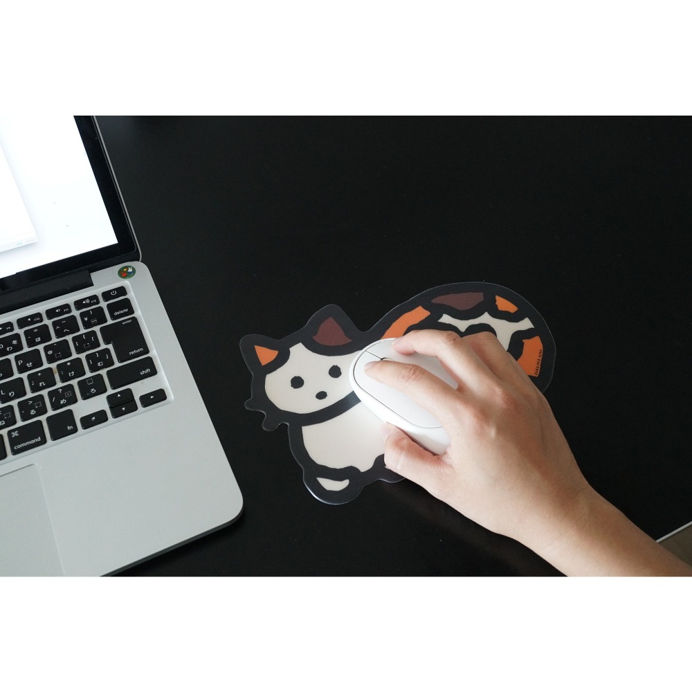 韓國設計師品牌 Mouse Pad 貓咪/狗狗 圖案造型 滑鼠墊-細節圖3