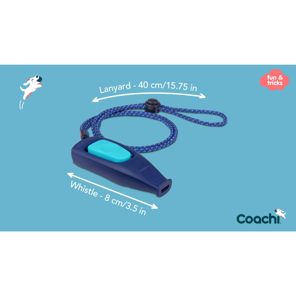 {關門放狗} 英國 Coachi Whizzclick 響片哨子 寵物二合一訓練工具-細節圖2