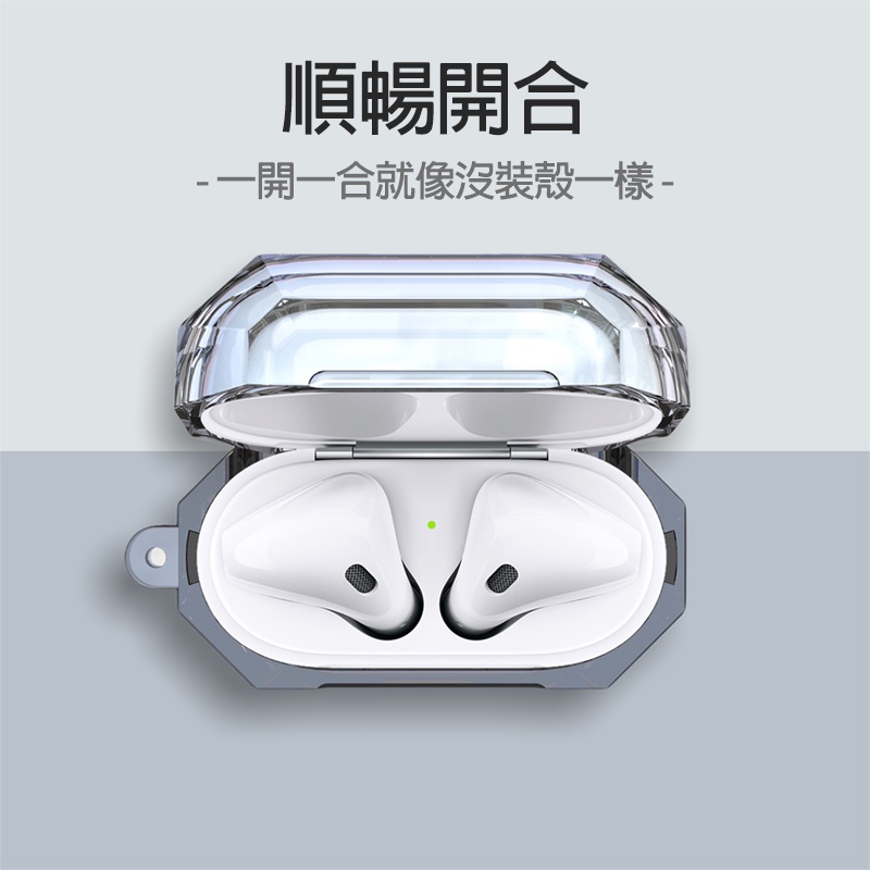 台灣現貨🔥 airpods保護套 冰晶保護殼 蘋果耳機保護套 airpods pro保護套 防摔藍牙耳機保護套-細節圖2