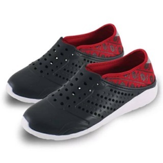 LOTTO樂得-義大利第一品牌 情侶款串標經典洞洞鞋 3650-黑紅 超低直購價250元-細節圖5