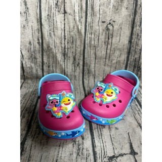 碰碰狐 babyshark鯊魚寶寶 童鞋 輕量防水布希鞋園丁鞋 涼拖鞋 15803 特價290元-細節圖5