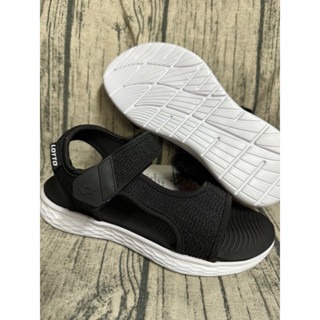 麻糬鞋屋👟LOTTO樂得-義大利第一品牌 女款Q-LIGHT 極輕量織帶涼鞋 3371-黑白超低直購價390元