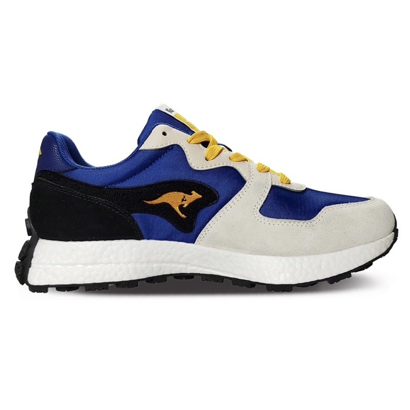 麻糬鞋屋👟KangaROOS美國袋鼠鞋 男款AUSSIE EVO 科技運動鞋 阿甘鞋KM11981藍黃特價890元-細節圖3