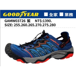 麻糬鞋屋👟GOODTYEAR固特異 男款多功能山水車運動鞋(朔溪鞋) 03726-藍 超低直購價390元-細節圖8