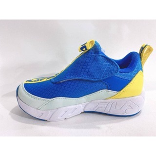 麻糬鞋屋👟 FILA 男童輕量4大機能慢跑運動鞋(足弓支撐鞋墊)2-J832W-363-藍黃 超低直購價850元-細節圖3