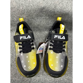 麻糬鞋屋👟FILA-男童/大童抗菌防臭電燈慢跑運動鞋7-J851X-091全新特價890元-細節圖2