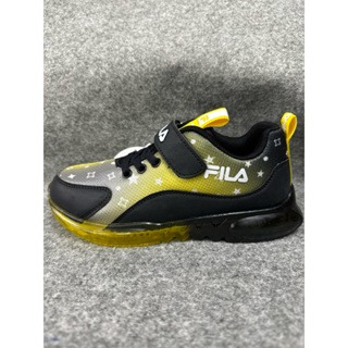 麻糬鞋屋👟FILA-男童/大童抗菌防臭電燈慢跑運動鞋7-J851X-091全新特價890元-細節圖3