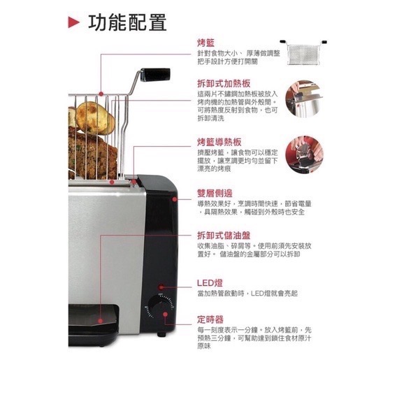 「二手」美國Ronco Ready Grill 直立式無煙烤肉料理機 室內 野餐 燒烤 BBQ 醬燒 火烤 中秋節-細節圖7