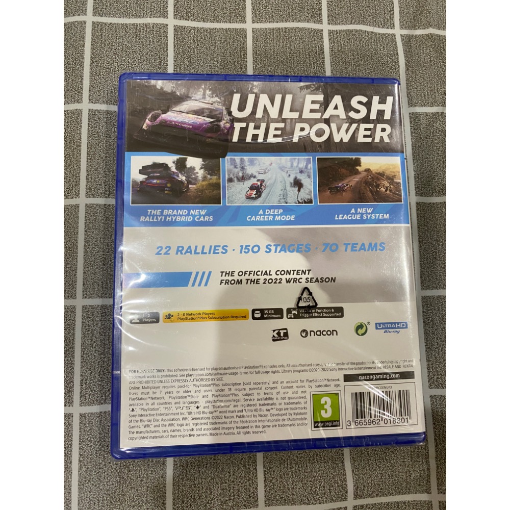Wrc generations ps5拉力賽世代 全新未拆-細節圖2