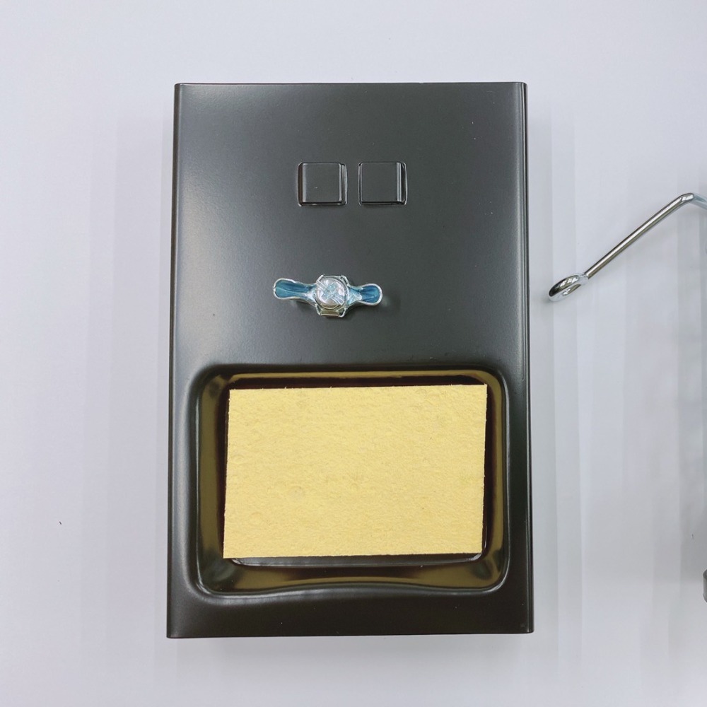 【鴻鈞】 彈簧烙鐵架 【附海綿】  電洛鐵架  電焊台烙鐵座 Octopus 316.201-細節圖4