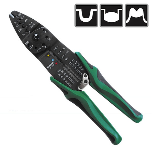 【鴻鈞】 壓著剝線鉗 【台灣快速出貨】 剝線鉗 壓接鉗 壓線鉗 端子壓接鉗 端子鉗 511.410 511.262-規格圖8