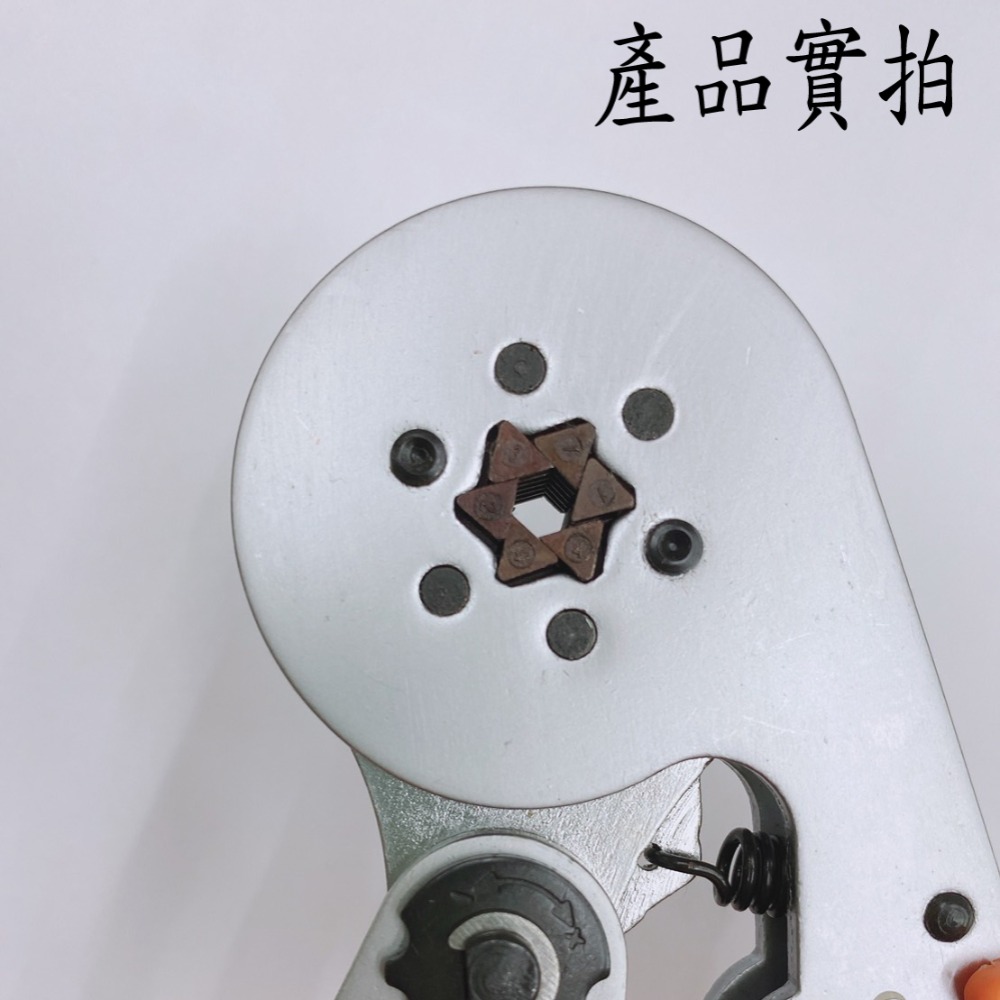 【鴻鈞】歐式管形棘輪端子鉗 0.25-6mm2 壓著鉗 壓接鉗 自調 Octopus 514.306-細節圖4