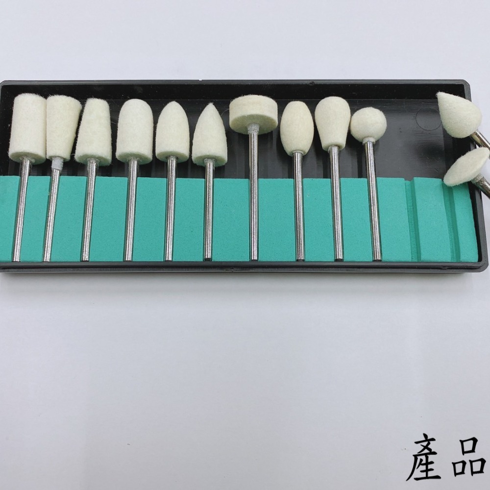 【鴻鈞】 帶柄羊毛輪 【台灣快速出貨】 拋光 拋光輪 羊毛輪 硬質拋光棉輪 Octopus 958.100-細節圖5