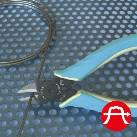 【鴻鈞】電子塑膠斜口鉗 6-1/2＂ 鎢鋼刀口 FU-22 富具亞 FUJIYA-細節圖4