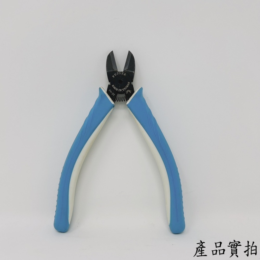 【鴻鈞】電子塑膠斜口鉗 6-1/2＂ 鎢鋼刀口 FU-22 富具亞 FUJIYA-細節圖5