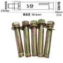 【鴻鈞】 平頭壁虎 【5支1包】 4分 5分 膨脹螺絲 壁虎螺絲 壁虎-規格圖7