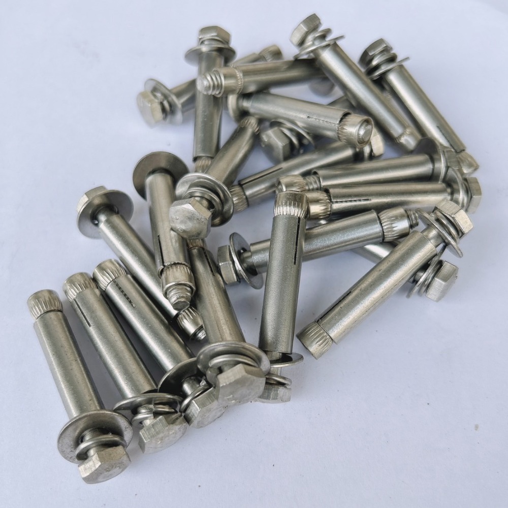 【鴻鈞】 白鐵平頭壁虎 【5支1包】 4分 5分 膨脹螺絲 壁虎螺絲 壁虎-細節圖4