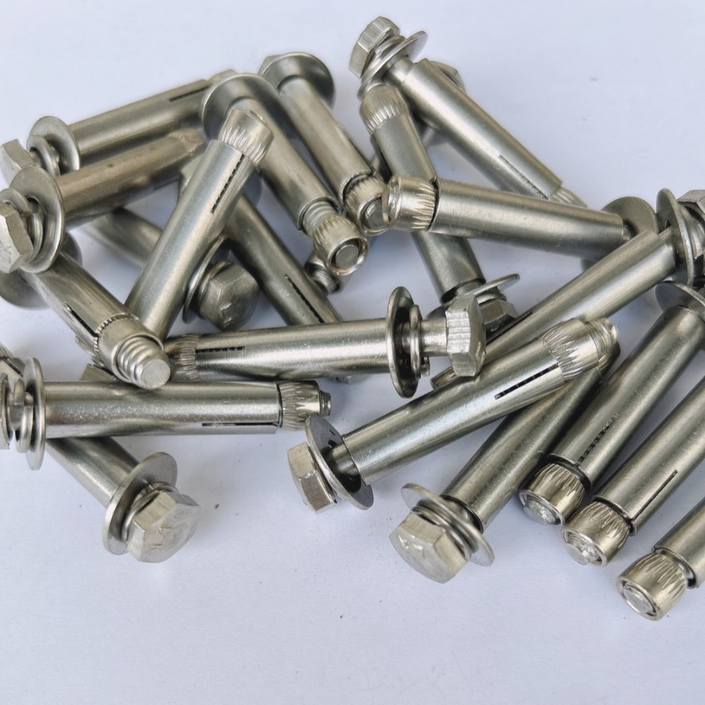 【鴻鈞】 白鐵平頭壁虎 【5支1包】 4分 5分 膨脹螺絲 壁虎螺絲 壁虎-細節圖5