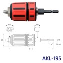 【鴻鈞】三爪電鑽夾頭 0.8-13mm 六角柄 快速夾頭 夾頭 鑽頭 電鑽 接桿 電鑽夾頭 ANEX AKL-160-規格圖6
