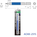 【三兄弟】彩色六角起子頭150L 內六角起子頭 六角起子 兼古製造所 安耐適 ACHX-2015 ACHX5-150L-規格圖2