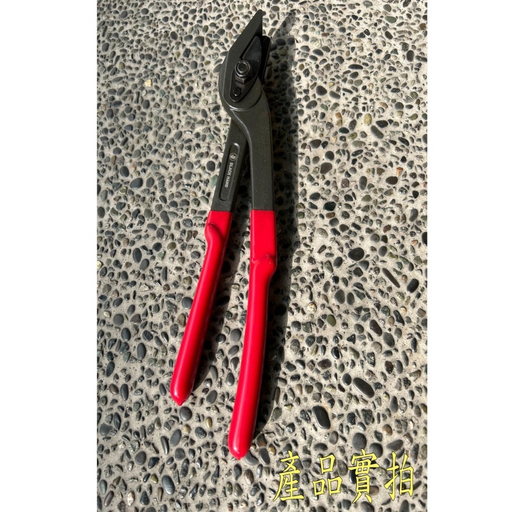 【鴻鈞】黑手牌 帶鐵剪 12吋 BH-555 黑手牌 鐵皮帶專用剪刀 鐵皮剪-細節圖2