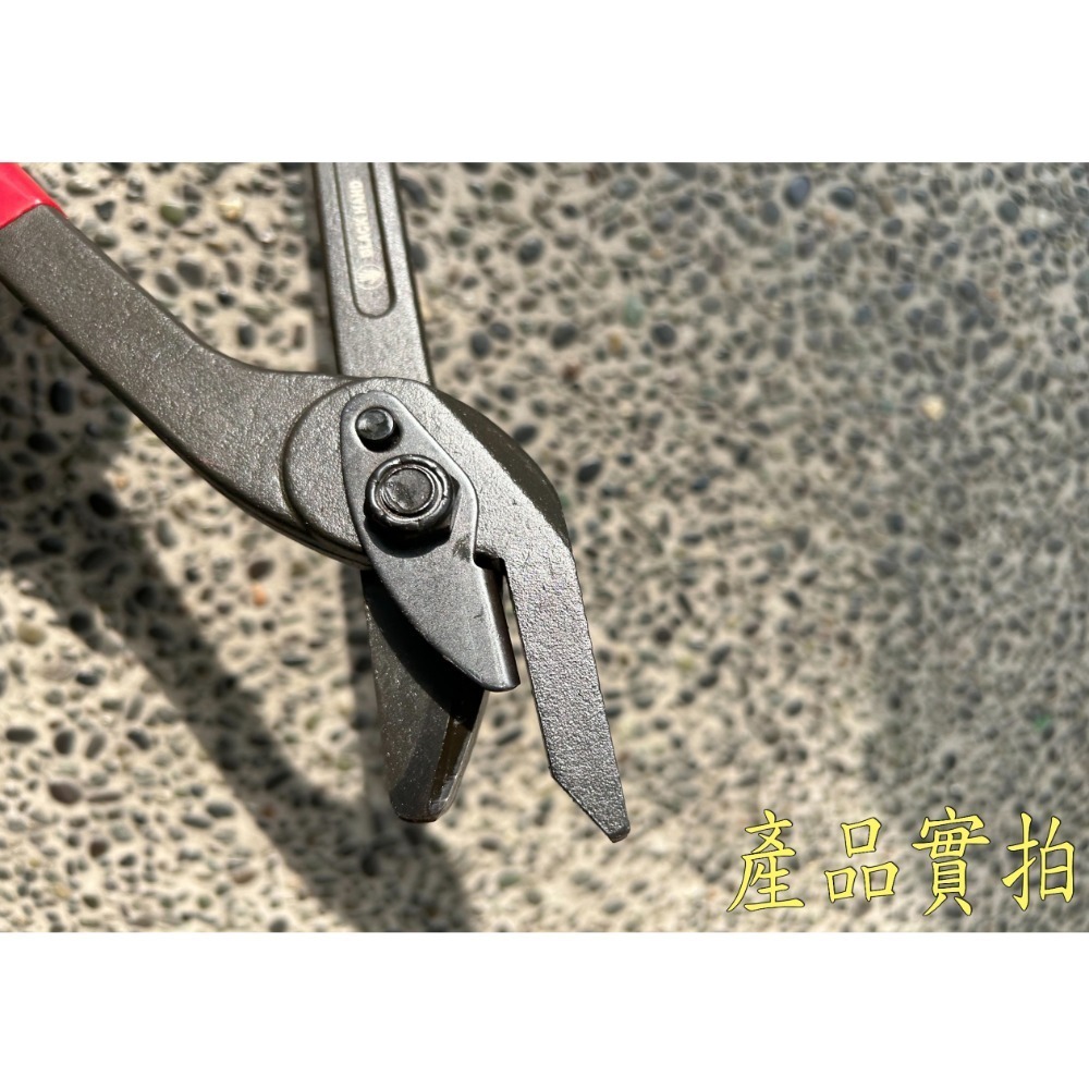 【鴻鈞】黑手牌 帶鐵剪 12吋 BH-555 黑手牌 鐵皮帶專用剪刀 鐵皮剪-細節圖4