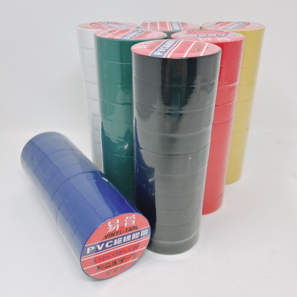 【鴻鈞】 電器膠布 【台灣快速出貨】18mm 膠帶 布膠帶 電火布 絕緣膠帶 pvc膠帶 電工膠帶 電線膠帶 水電膠帶-細節圖3